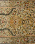 Antique Silk Hereke Turkish with Gold Thread