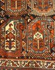 31636 Antique Khamseh botteh Signed and Dated