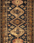 Very Old Antique Shirvan First Half of 19th Century. A piece of antique authentic genuine woven carpet art sold by the Santa Barbara Design Center.