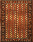 Persian Turkomen with Silk Foundation. A piece of genuine authentic woven carpet art sold by the Santa Barbara Design Center, Rugs and More.