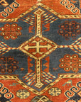 Fine Antique Shirvan Woven by an Armenian Girl. A piece of genuine authentic woven carpet art sold by the Santa Barbara Design Center Rugs and More.