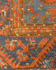Antique Turkish Kula Rug Circa 1880. A piece of genuine woven carpet art sold by the Santa Barbara Design Center and Rugs and More.
