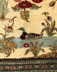 37909 Vintage Fine Persian Silk Rug