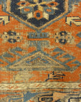 Antique Soumak Kuba Rug. A piece of genuine authentic woven carpet art sold by Santa Barbara Design Center Rugs and More.