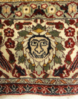 Antique Mughal Indian Emperial Rug. A piece of genuine authentic antique woven carpet art sold by Santa Barbara Design Center, Rugs and More.