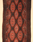 Antique Salor Juval Turkoman Wool Made in Turkestan Genuine Authentic Woven Carpet Art Santa Barbara Design Center Rugs and More