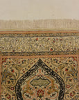 Antique Silk Hereke Turkish with Gold Thread