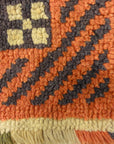 Antique Swedish Floral Pile Rug. A piece of genuine antique woven carpet art sold at Santa Barbara Design Center Rugs and More.