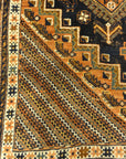 Antique Persian Afshar Rug Circa 1880. A piece of genuine authentic woven carpet art sold by Santa Barbara Design Center Rugs and More.