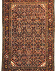 Rare Antique Persian Henna Flower Fine Herati Farahan Genuine Authentic Woven Carpet Art Santa Barbara Design Center Rugs and More
