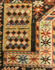 Rarest Antique Maraseli Shirvan Caucasian Prayer Rug. A piece of genuine woven carpet art sold by the Santa Barbara Design Center, Rugs and More.