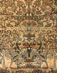 29237 Antique Master Mohtasham Kashan Tree of Life Rug in mint condition ca.1880