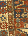 31562 Antique Lesghi Star Kuba Rug