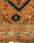 Antique Persian Kurdish Rug Wool Foundation Circa 1880 - Rugs & More Oriental Carpet