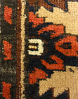 Antique Camelhair Persian Beluch Circa 1900s. A piece of genuine and authentic woven carpet art from Santa Barbara Design Center Rugs and More.