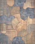 Patchwork Blue rugs and more oriental carpet 27595-