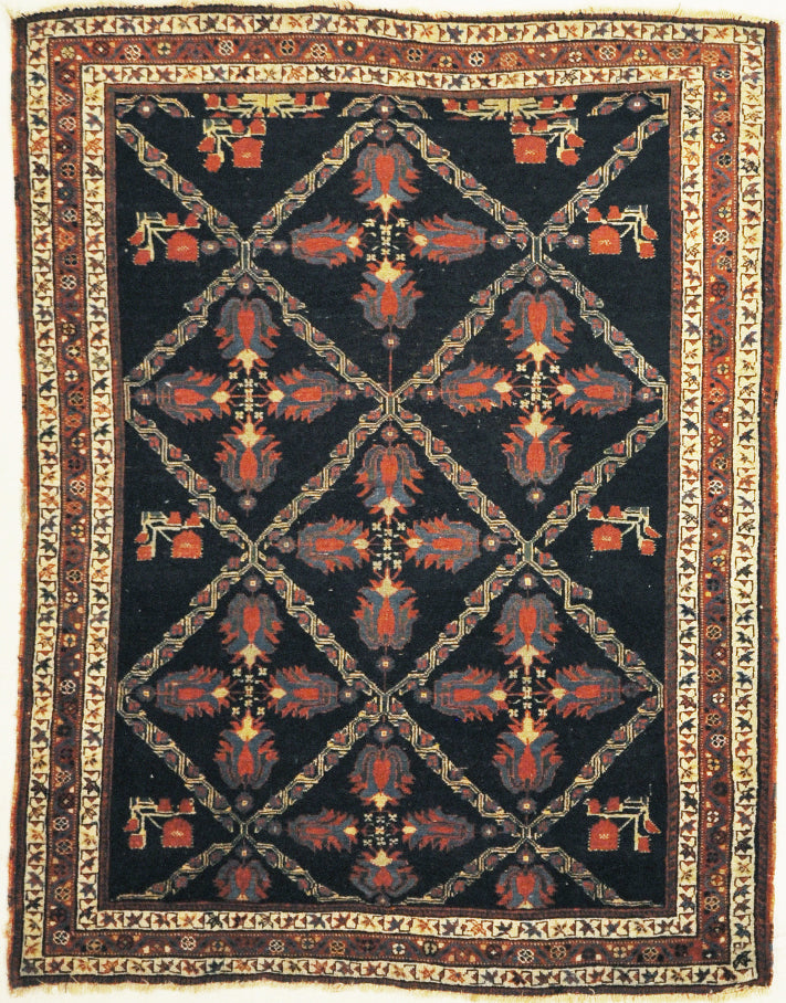 This Antique Afshar rug is the best of its type. Sold by Santa Barbara Design Center, Rugs and More in Santa Barbara, California.