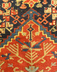 Rare Turkish Oushak Meditation Piece Circa 1800s. A very rare beautiful rug. Genuine woven carpet art sold by Santa Barbara Design Center, Rugs and More.