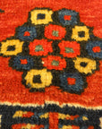Amazing Caucasian Shirvan Baku Rug. An antique piece of woven carpet art sold by the Santa Barbara Design Center Rugs and More in Santa Barbara, California.