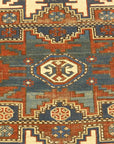 31562 Antique Lesghi Star Kuba Rug