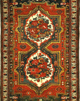 Antique Armenian Gole Farangi Rug A piece of woven antique carpet art sold by the Santa Barbara Design Center Rugs and More.