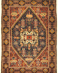 Antique Persian Qashgai Woven Circa 1890 Genuine Authentic Intricate Woven Carpet Art Santa Barbara Design Center Rugs and More