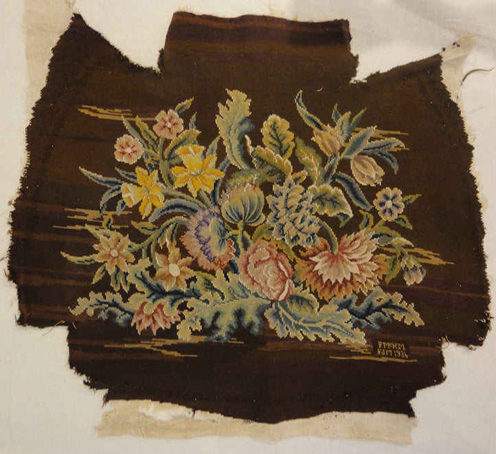 Needlepoint Chair Covering | Rugs & More| Santa Barbara Design Center 33109