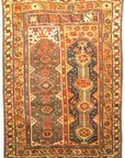 Rare Antique Turkish Tribal Makri Rug. A piece of genuine, woven carpet art sold by Santa Barbara Design Center, Rugs and More.