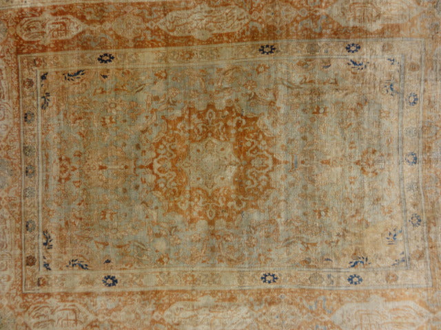 Rare 1800s Classical Silk Tabriz from Northwest Persia 30033