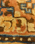 Antique Tibetan Chair Cover. A piece of antique woven carpet art sold by Santa Barbara Design Center, Rugs and More in Santa Barbara, California.