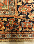 Rare Antique Fine Farahan Circa 1870. A piece of genuine authentic woven carpet art sold by the Santa Barbara Design Center, Rugs and More.