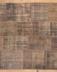 27622 Dark Grey Patchwork