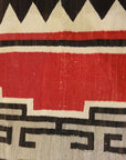 Large Antique Navajo Rug circa 1890-1900 featuring two grey hills. Sold by Santa Barbara Design Center, Rugs and More in Santa Barbara, California.