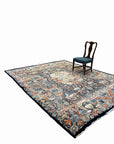 Vintage Persian Mythical Rug 25246