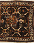 Antique Khamseh Original Southwest Persian Rug. A piece of genuine authentic woven carpet art sold by Santa Barbara Design Center Rugs and More.