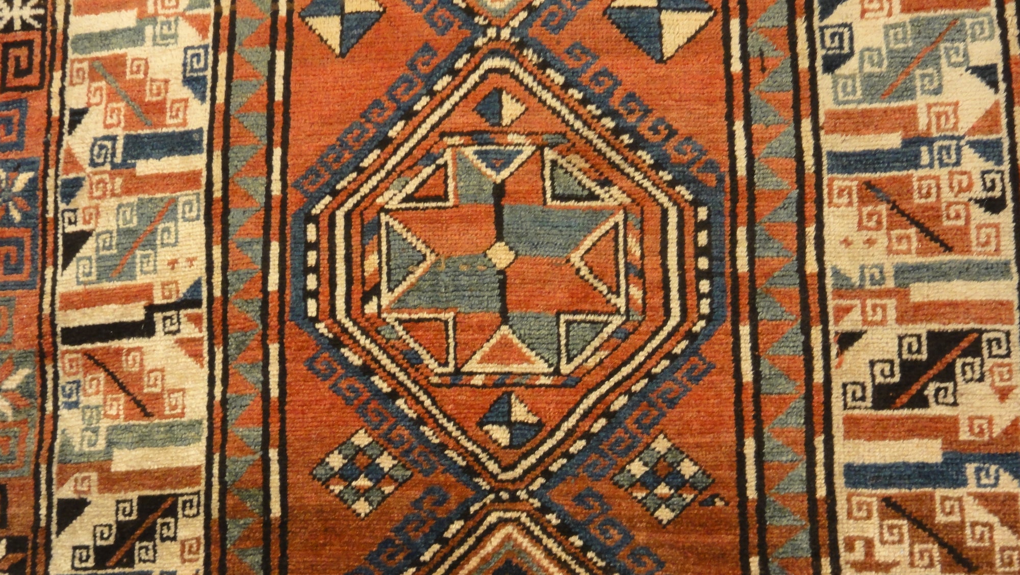 34570 Antique Kazak Rug