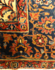 Antique Persian Wool Kashan Kork circa 19th Century