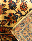 Antique Persian Wool Kashan Kork circa 19th Century