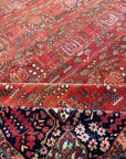 33258 Antique Sarouk Farahan in perfect condition