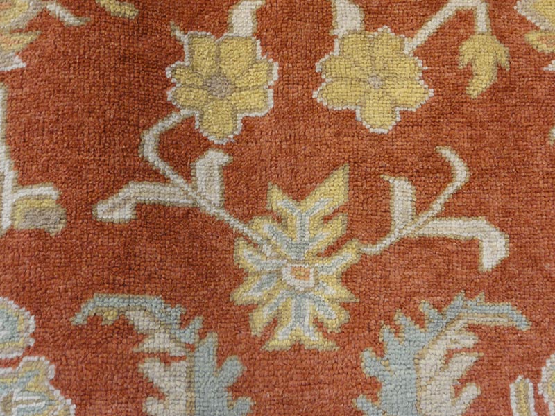 Fine Oushak Rug 35678