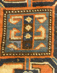 30538 Antique Rare Cloudband Caucasian Chondzoresk Rug