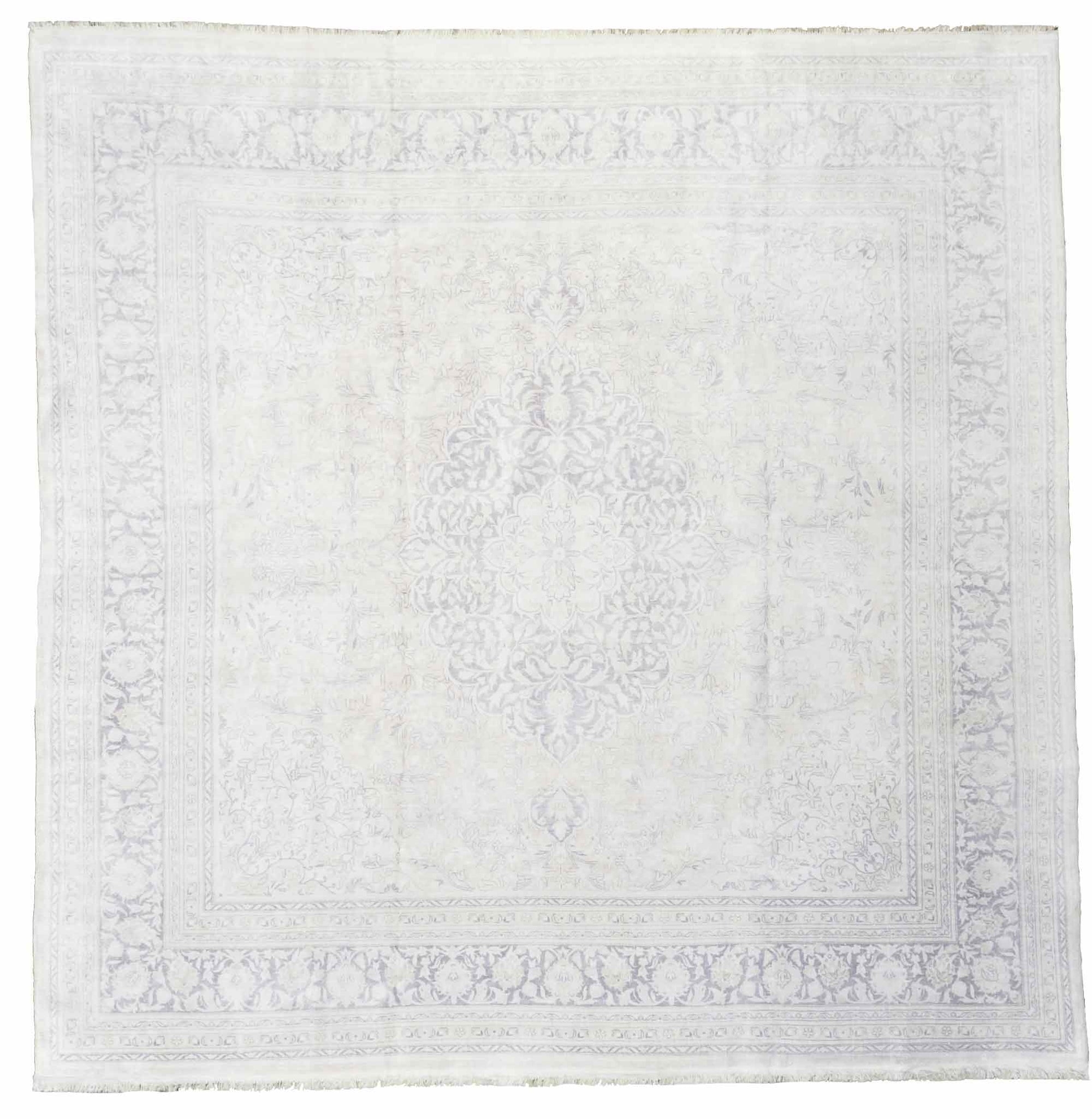 Rugs & More-Vintage Silk Garden of paradise