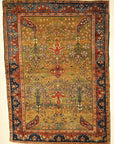 Antique Sarouk Farahan Woven Circa 1880 Genuine Authentic Intricate Design Carpet Art Santa Barbara Design Center Rugs and More