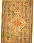 Antique 19th Century Persian Senneh Genuine Woven Carpet Art