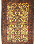Antique Persian Wool Kashan Kork circa 19th Century