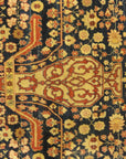 Antique Persian Kerman Ravar Rug: 1001 Flowers