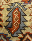 Antique Caucasian Shirvan Botteh Motif. Antique piece of woven carpet art sold by the Santa Barbara Design Center, Rugs and More in Santa Barbara, CA