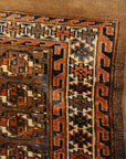 Antique Yomud Chuval Bagface from Turkestan. A piece of genuine authentic woven carpet art sold by Santa Barbara Design Center, Rugs and More.