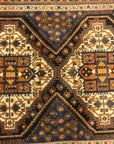 Antique Persian Afshar Medallion Botteh Genuine Woven Carpet Art Authentic Intricate Santa Barbara Design Center Rugs and More