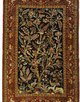 Vintage Persian Qum Tree of Life in the Garden of Paradise 25303